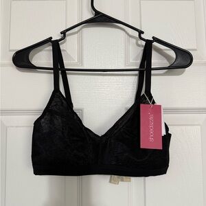 NWT Black Lace Bralette
